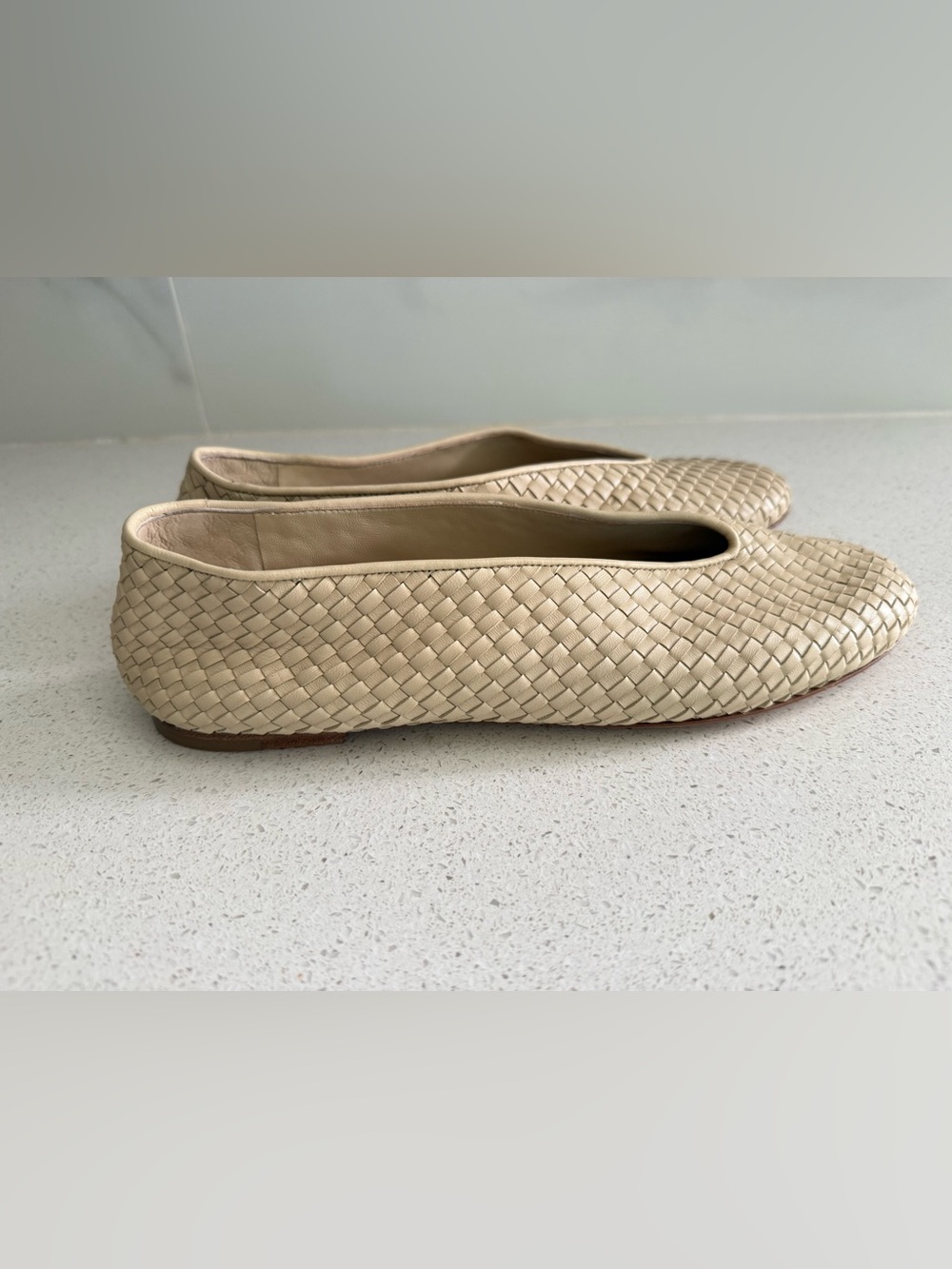 BOTTEGA VENETA Intrecciato Ballet Flats Beige Size EU 39 US 9 - Picture 6 of 12